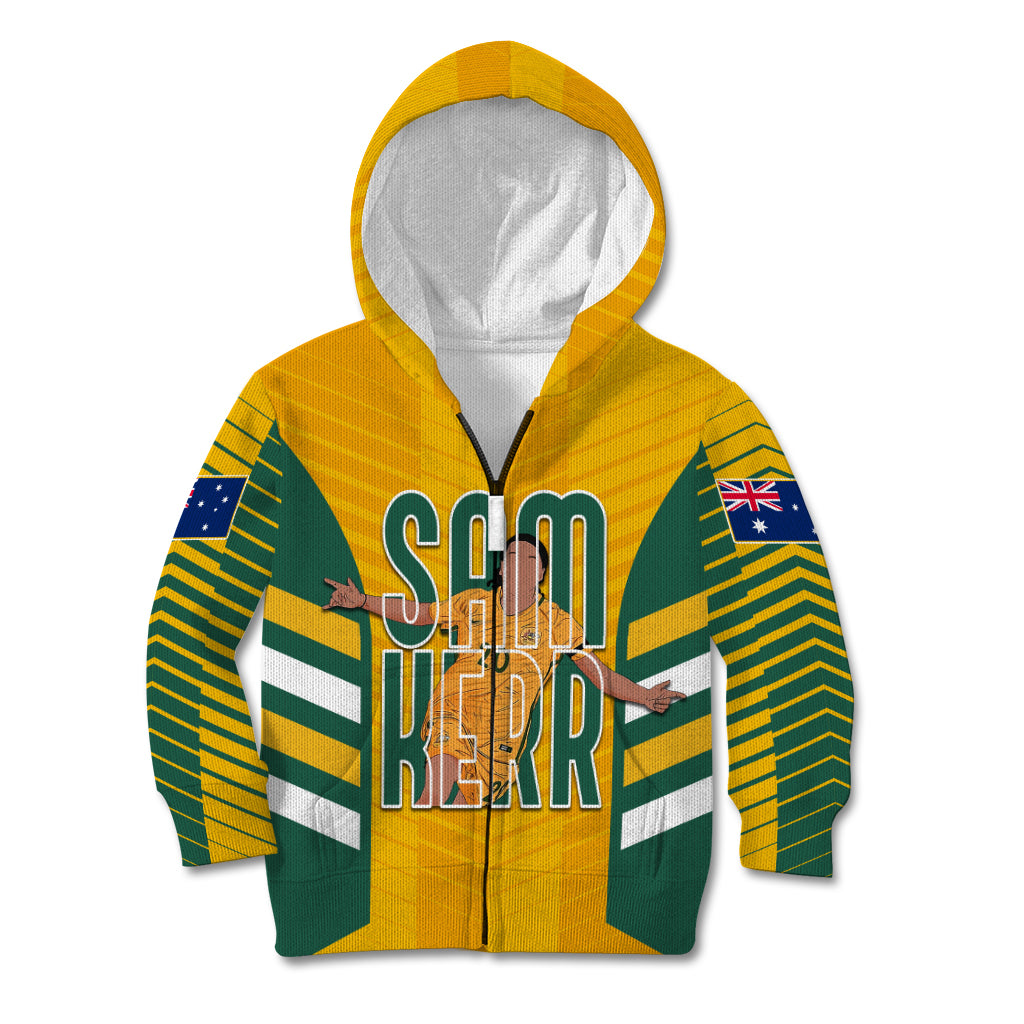 custom-australia-matildas-kid-hoodie-sam-kerr-legend