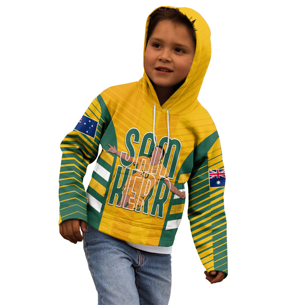 custom-australia-matildas-kid-hoodie-sam-kerr-legend