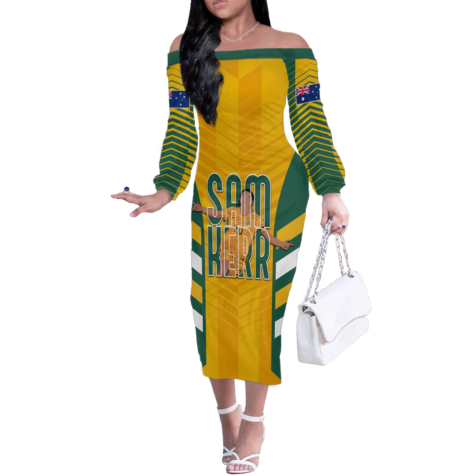 custom-australia-matildas-off-the-shoulder-long-sleeve-dress-sam-kerr-legend