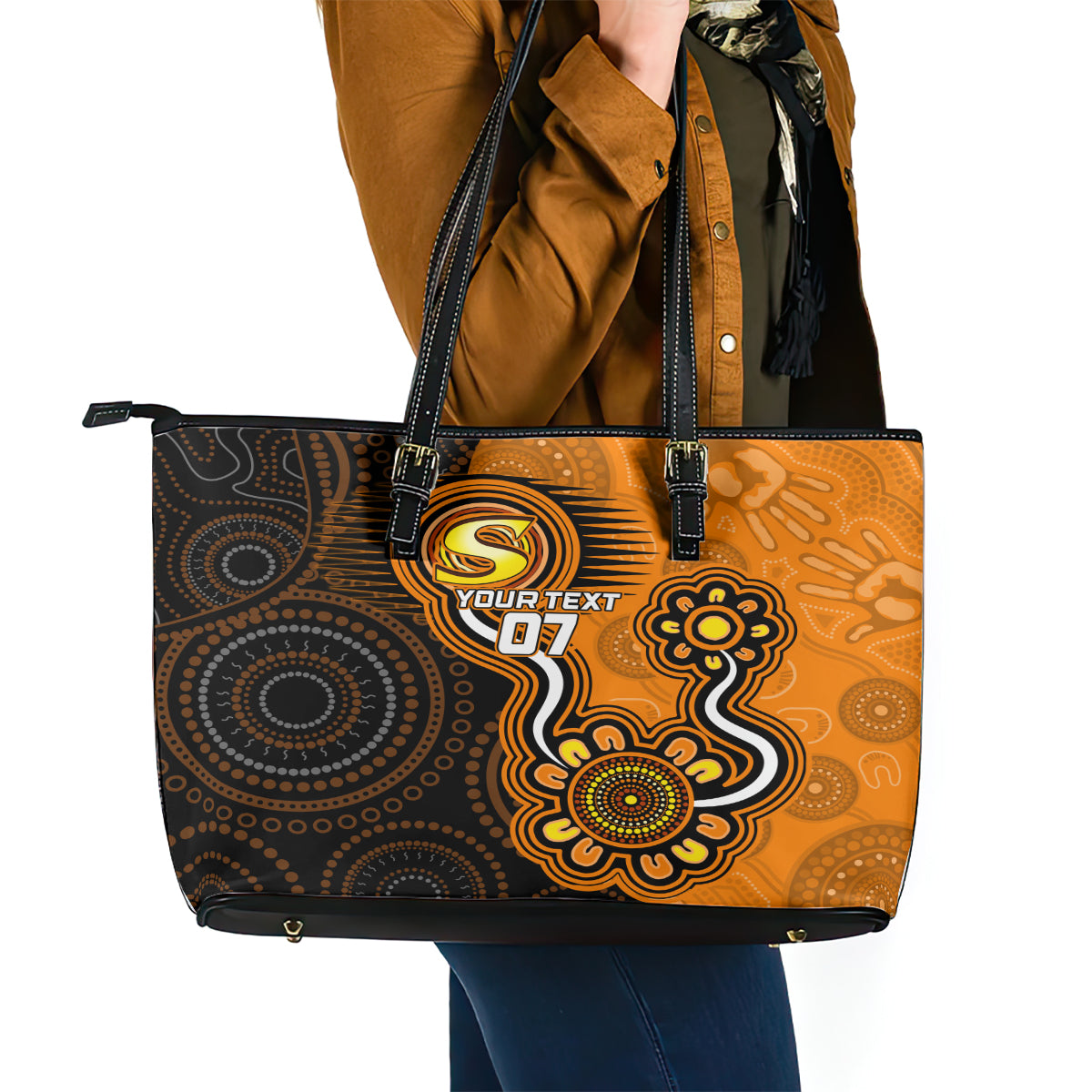 custom-scorchers-cricket-indigenous-leather-tote-bag-champions-fire-up