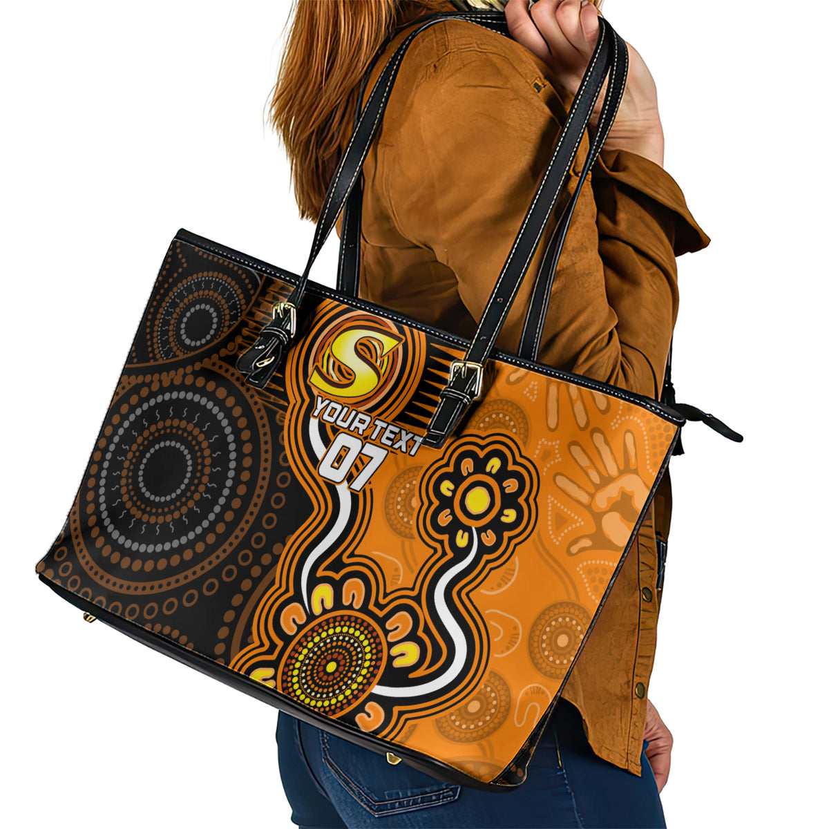 custom-scorchers-cricket-indigenous-leather-tote-bag-champions-fire-up