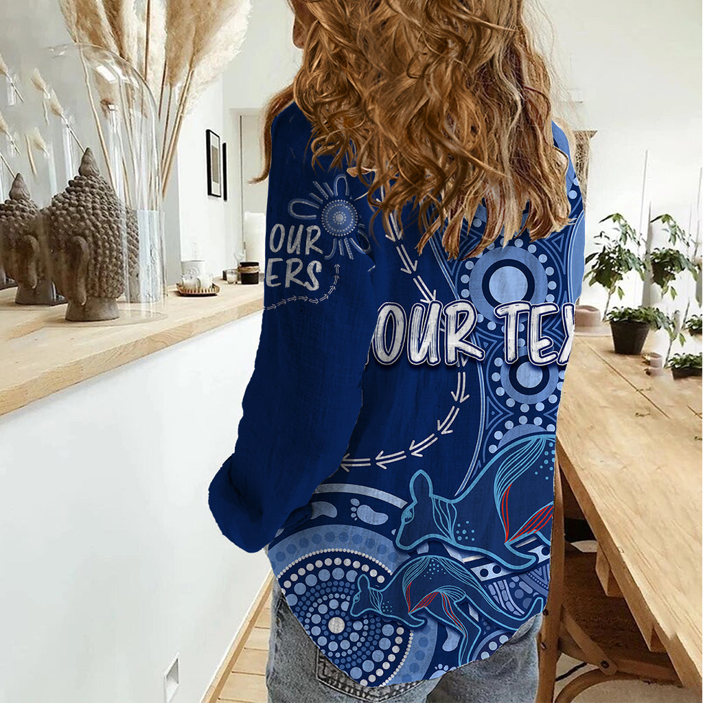 personalised-state-of-origin-naidoc-2023-women-casual-shirt-kangaroo-mix-vines-blues-style