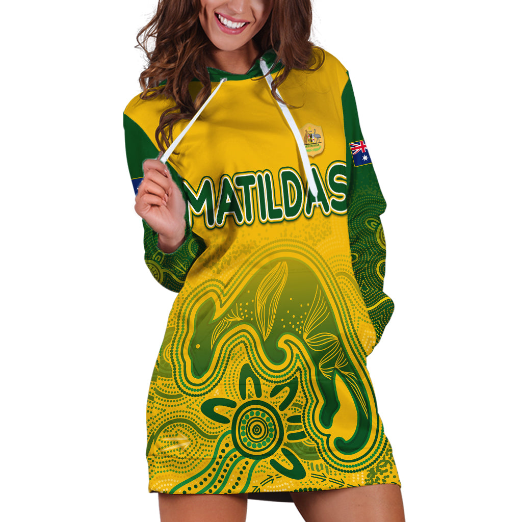 personalised-australia-soccer-indigenous-hoodie-dress-women-world-cup-2023-matildas-gradient-ver