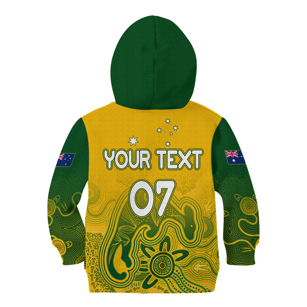 personalised-australia-soccer-indigenous-kid-hoodie-women-world-cup-2023-matildas-gradient-ver