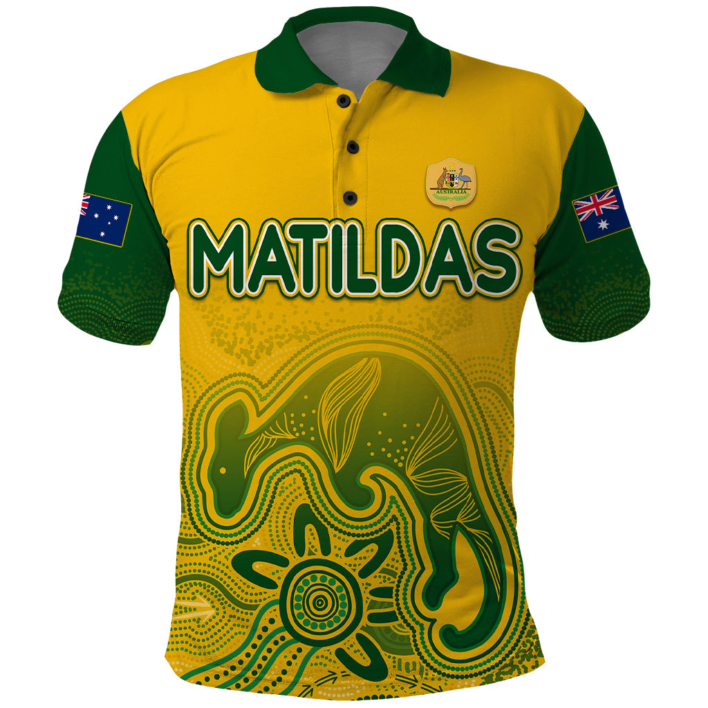 personalised-australia-soccer-indigenous-polo-shirt-women-world-cup-2023-matildas-gradient-ver