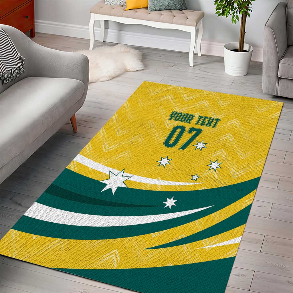 Australia 2024 Olympics Custom Area Rug Rise of the Roos