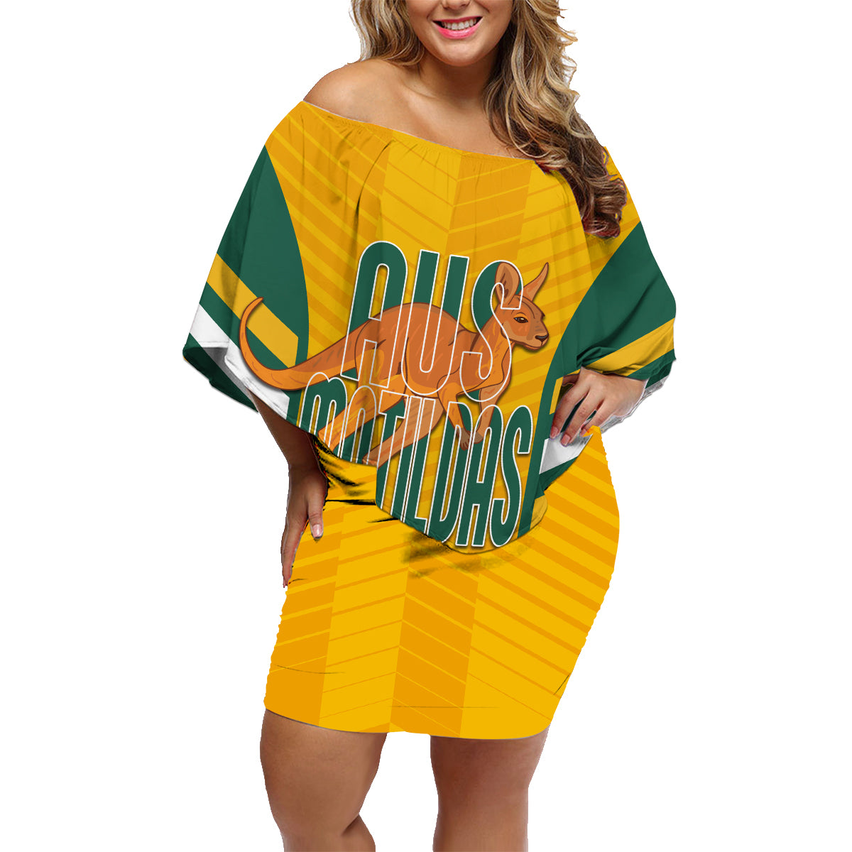 custom-australia-soccer-family-matching-off-shoulder-short-dress-and-hawaiian-shirt-go-matildas-dynamic-national-colors