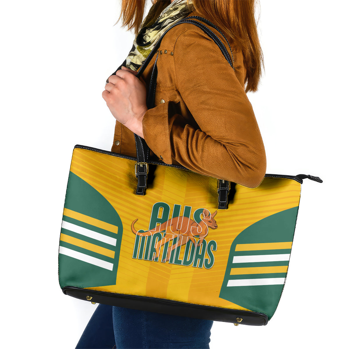 custom-australia-soccer-leather-tote-bag-go-matildas-dynamic-national-colors