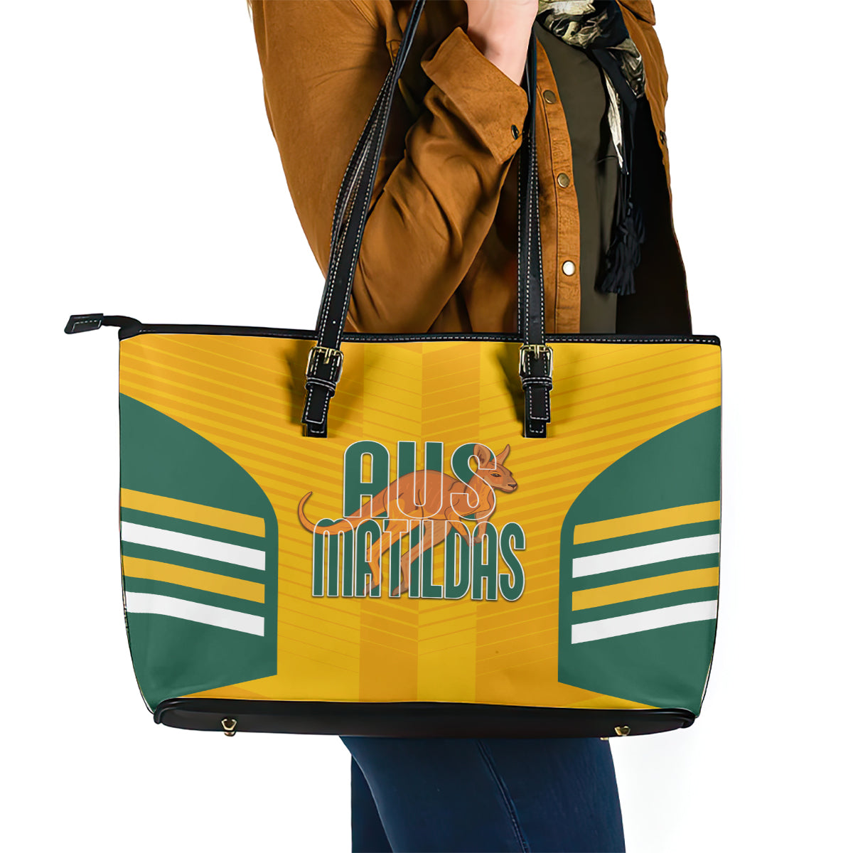 custom-australia-soccer-leather-tote-bag-go-matildas-dynamic-national-colors