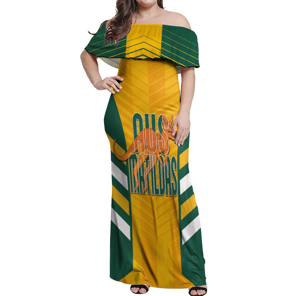 custom-australia-soccer-off-shoulder-maxi-dress-go-matildas-dynamic-national-colors