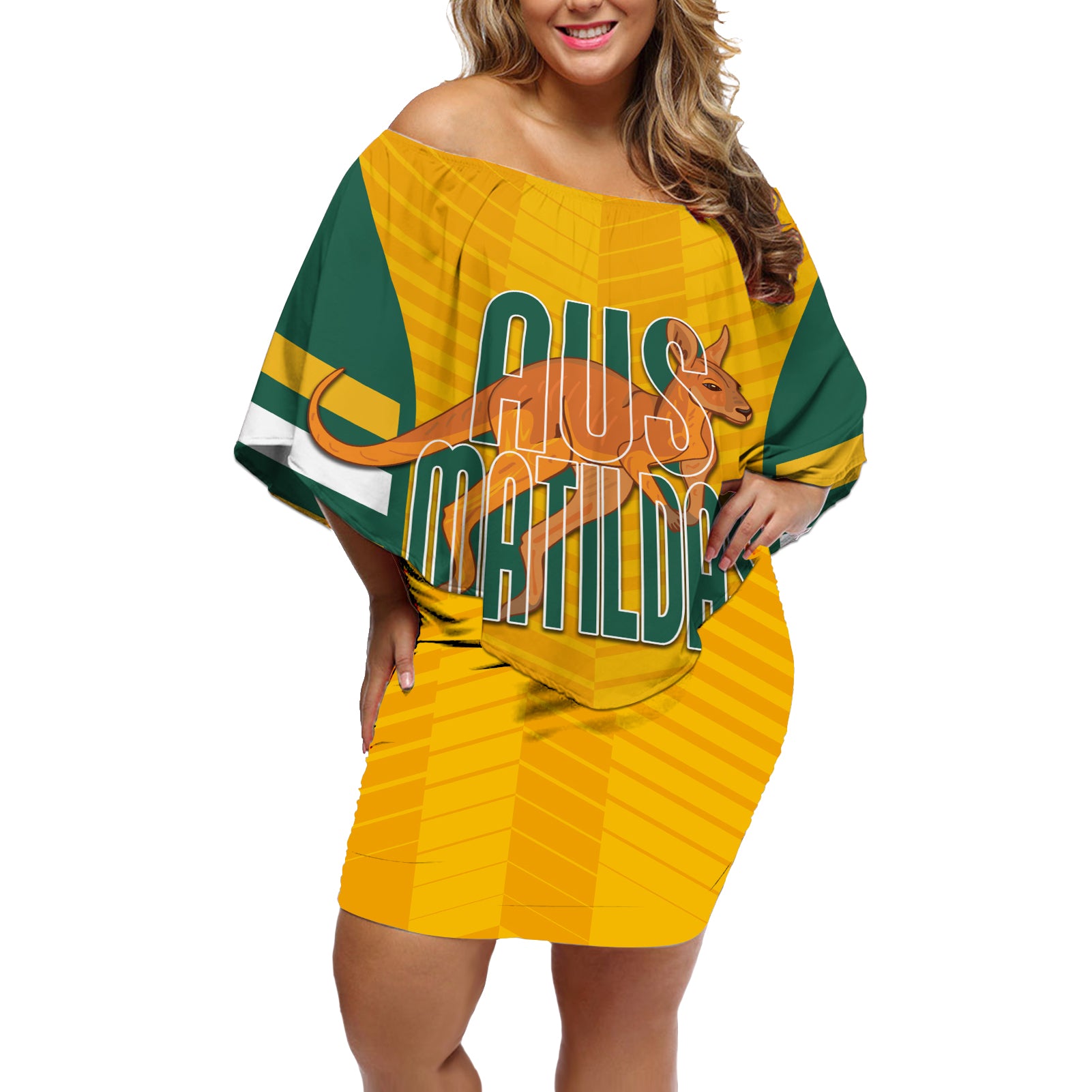 custom-australia-soccer-off-shoulder-short-dress-go-matildas-dynamic-national-colors