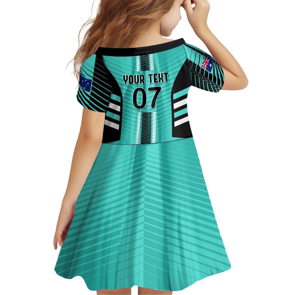 custom-australia-soccer-family-matching-long-sleeve-bodycon-dress-and-hawaiian-shirt-go-matildas-dynamic-turquoise