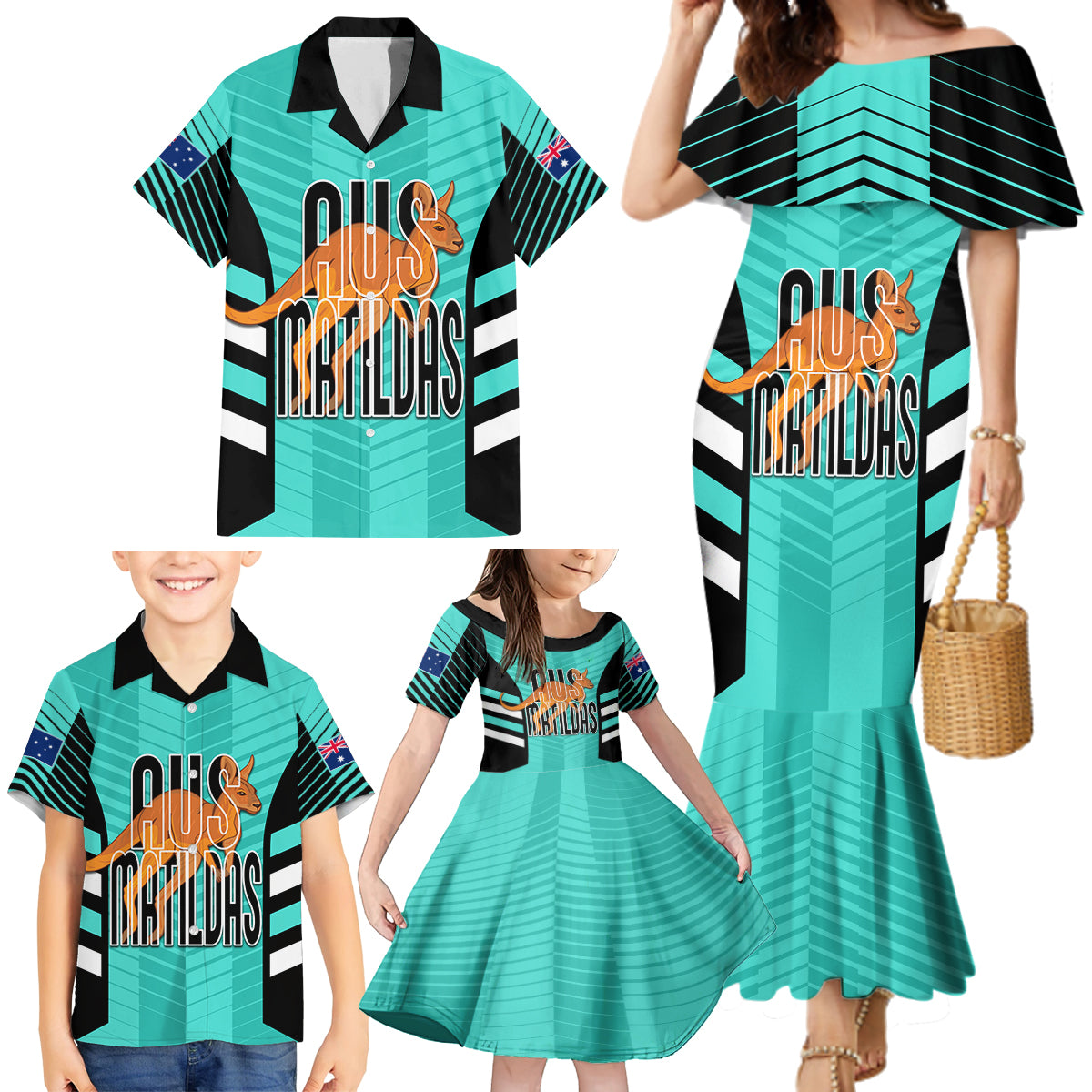 custom-australia-soccer-family-matching-mermaid-dress-and-hawaiian-shirt-go-matildas-dynamic-turquoise