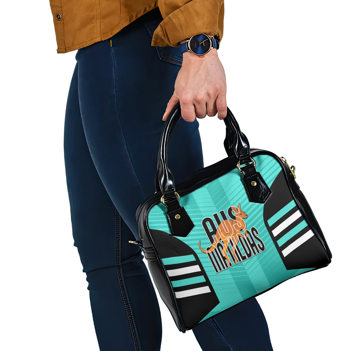 custom-australia-soccer-shoulder-handbag-go-matildas-dynamic-turquoise