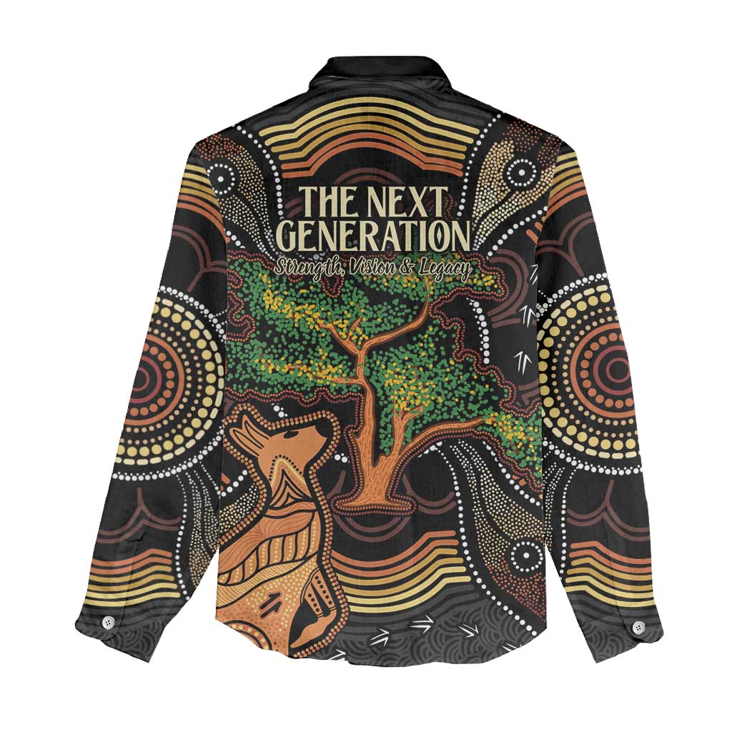 NAIDOC Week 2025 Indigenous Women Casual Shirt Legacies - Tree Of Life