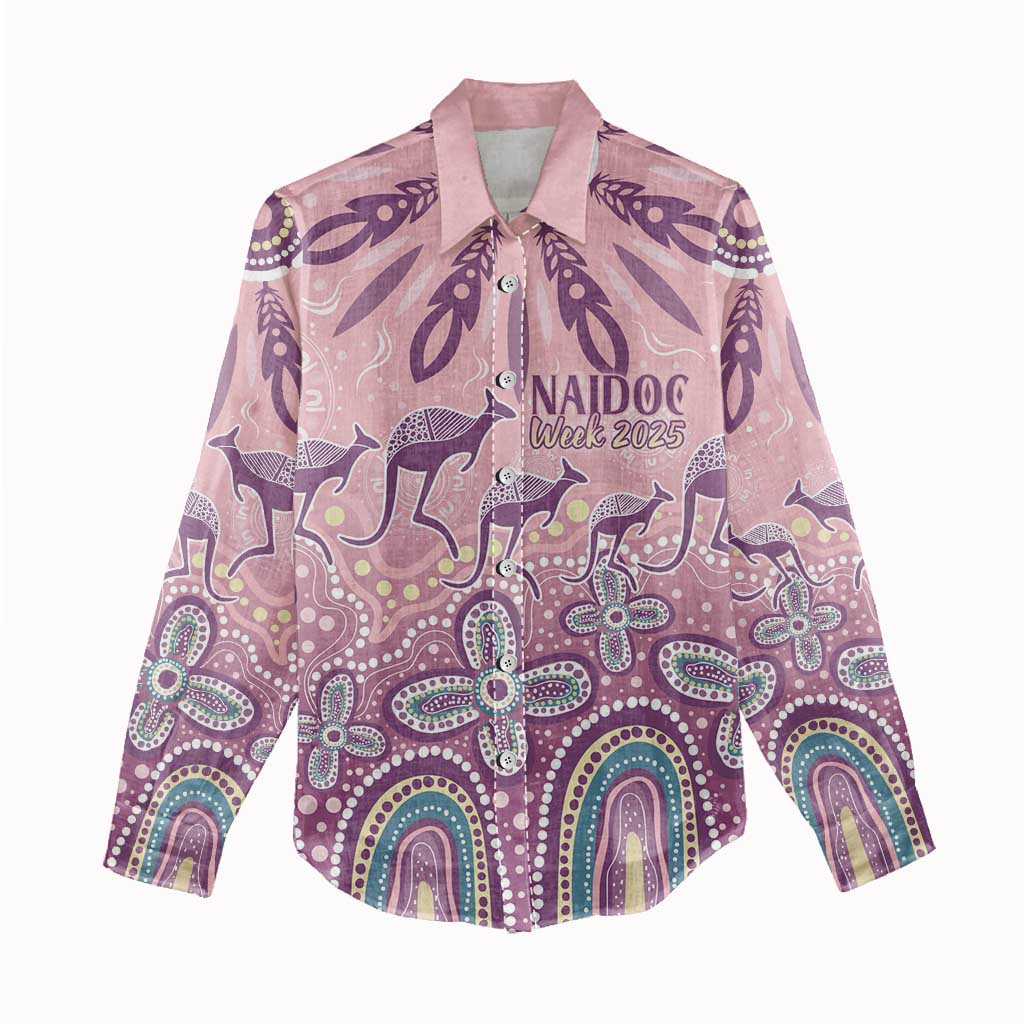 NAIDOC Week 2025 Indigenous Women Casual Shirt Pastel Dream