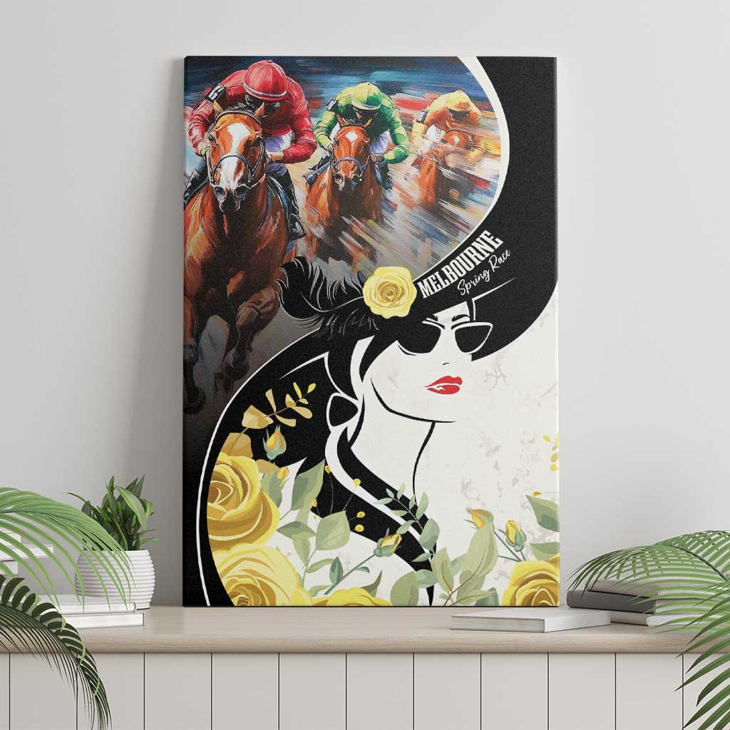 Melbourne Horse Racing Canvas Wall Art Derby Day