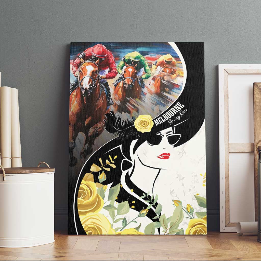 Melbourne Horse Racing Canvas Wall Art Derby Day