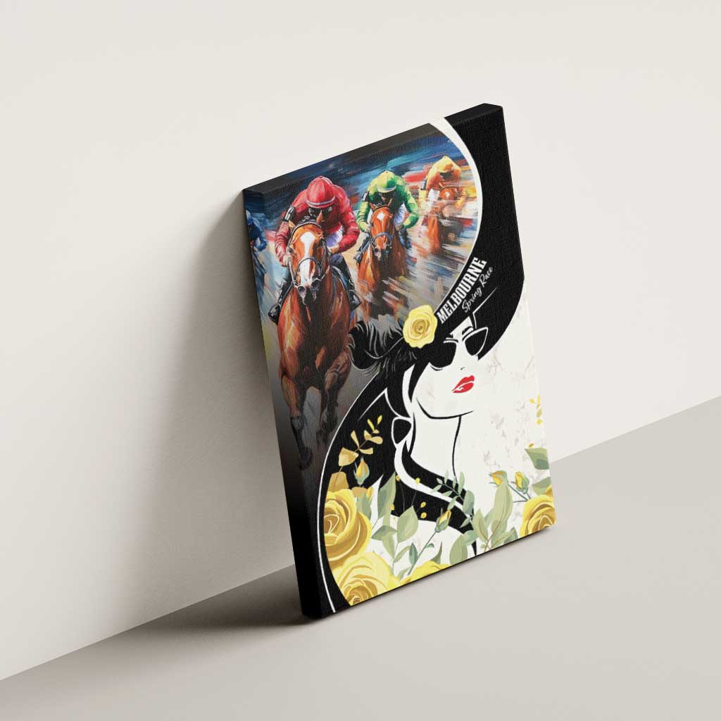 Melbourne Horse Racing Canvas Wall Art Derby Day