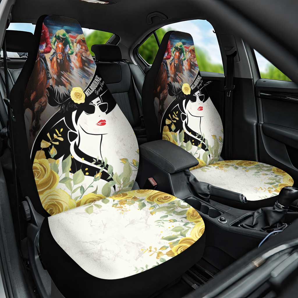 Melbourne Horse Racing Car Seat Cover Derby Day