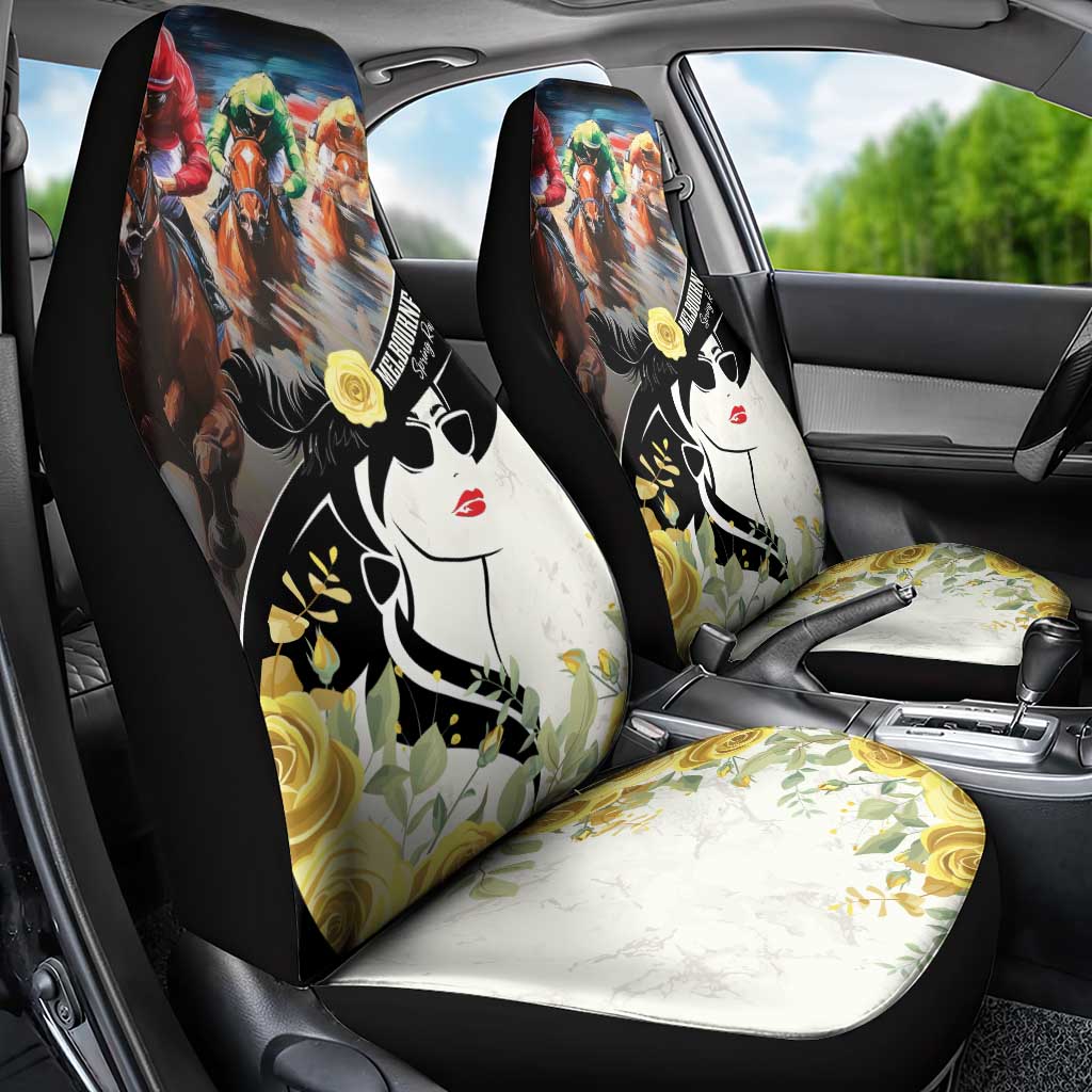 Melbourne Horse Racing Car Seat Cover Derby Day