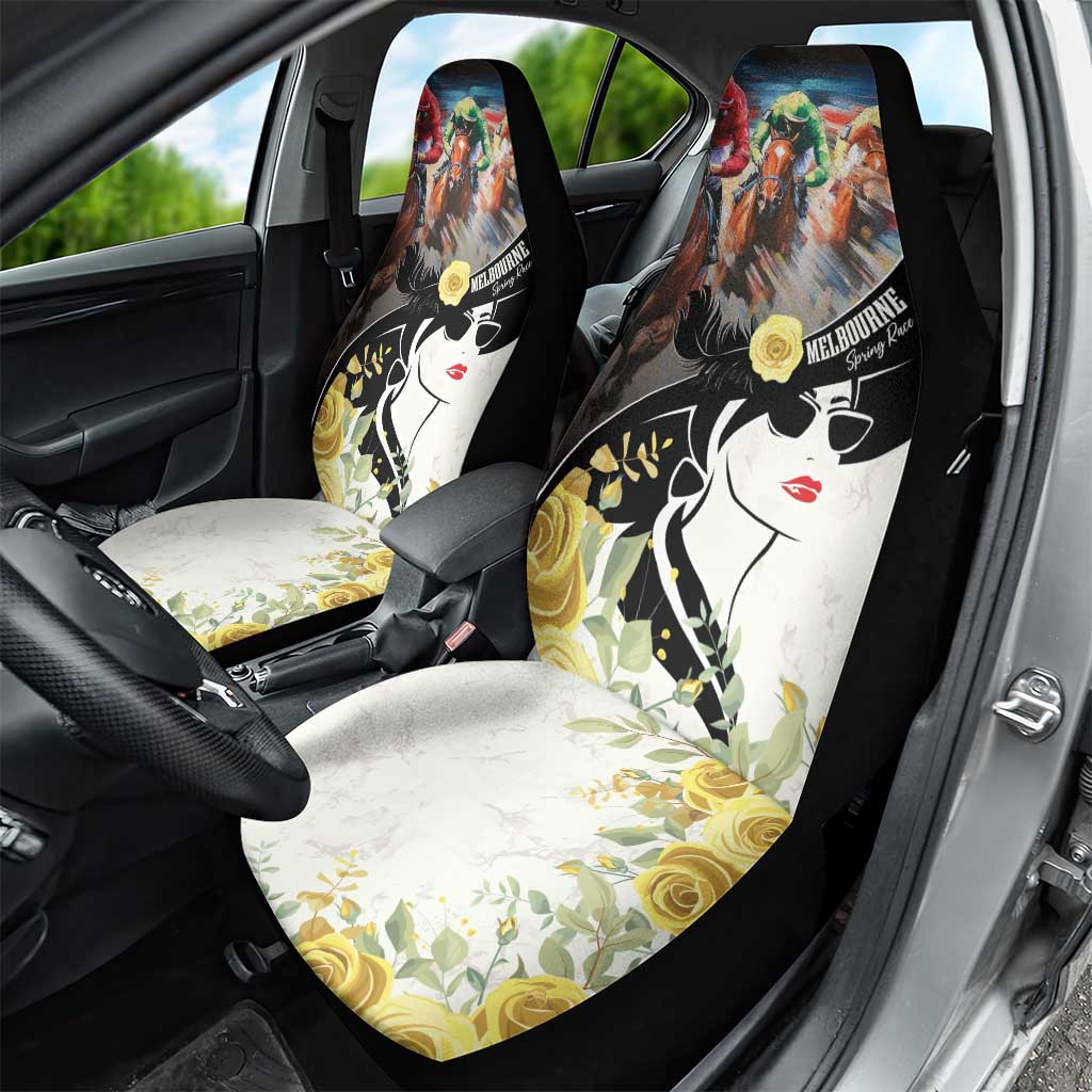 Melbourne Horse Racing Car Seat Cover Derby Day