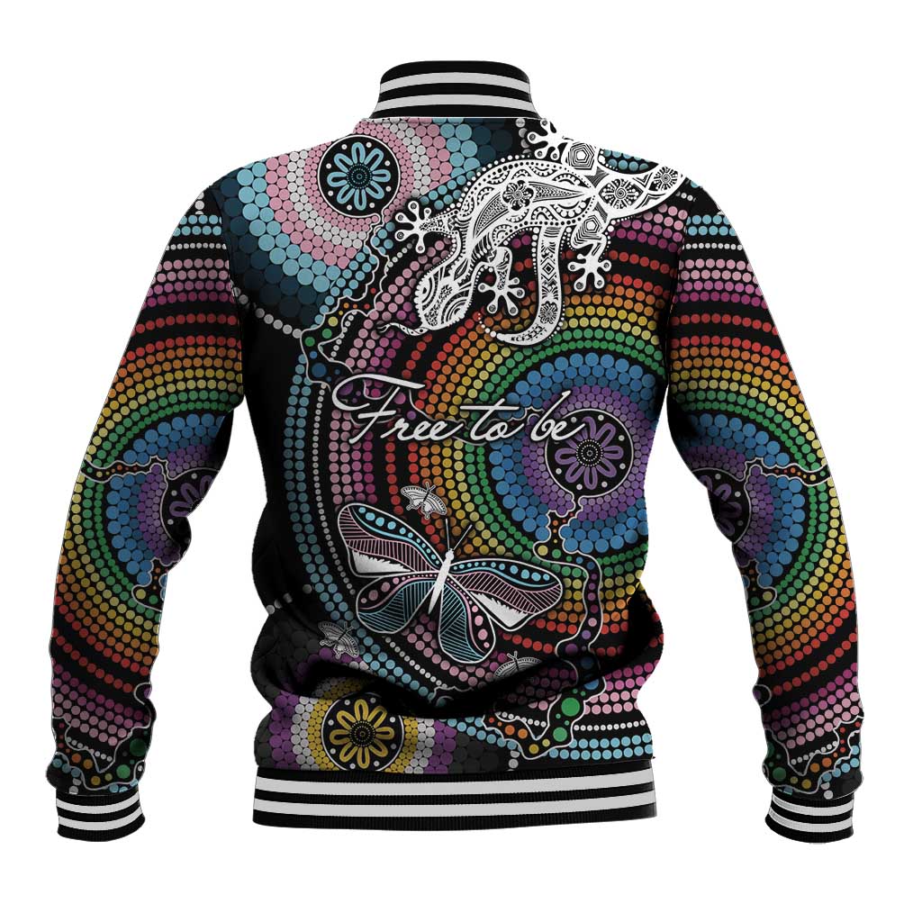 Sydney Pride Aboriginal Baseball Jacket Free To Be