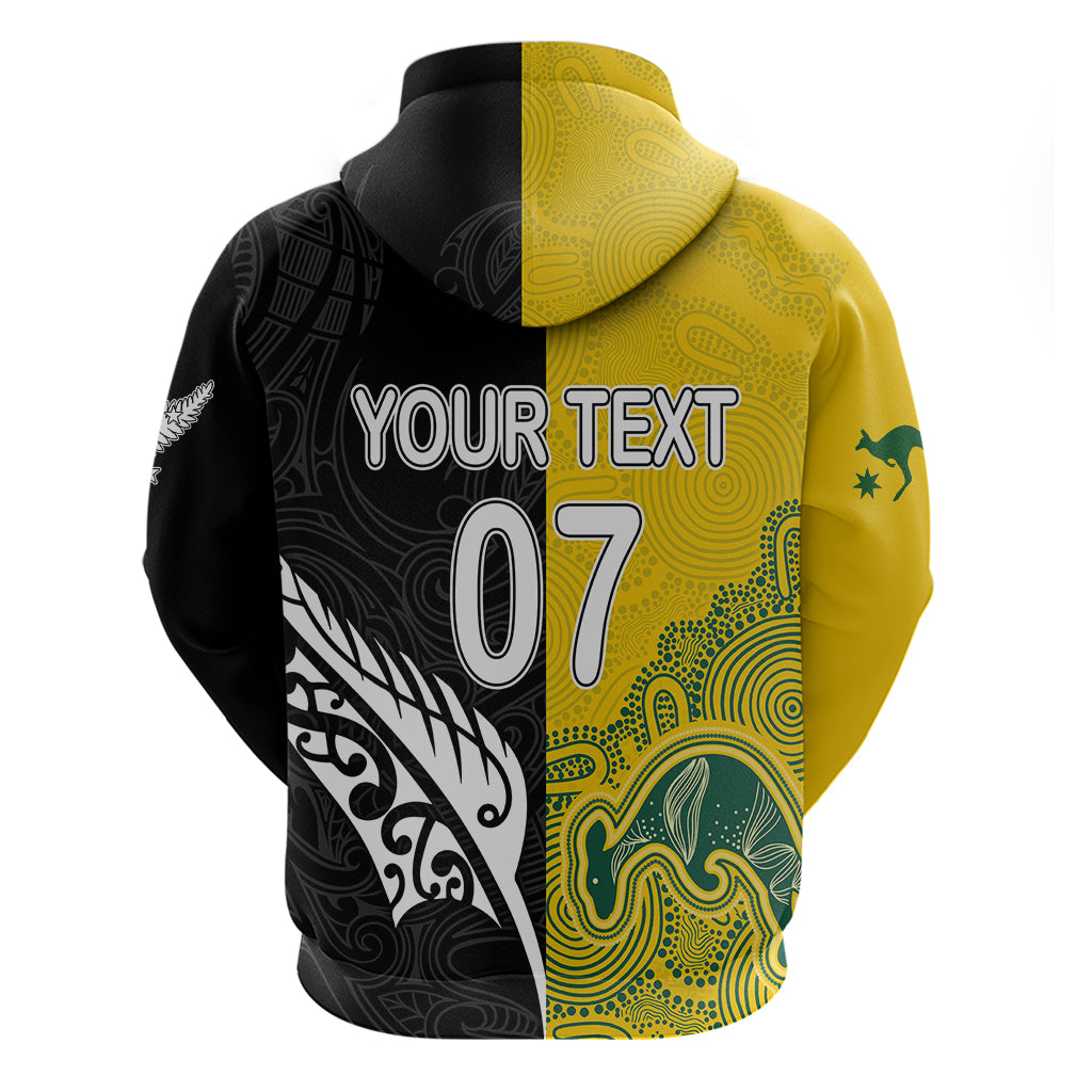 Personalised Matildas Mix Football Ferns Hoodie 2023 World Cup Aboriginal Tribal Style LT7