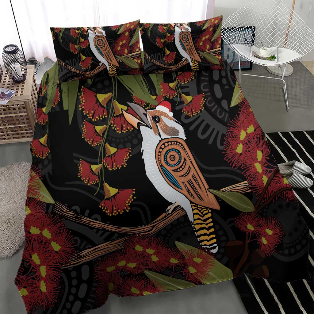 Australia Indigenous Christmas Bedding Set Kookaburra Aboriginal