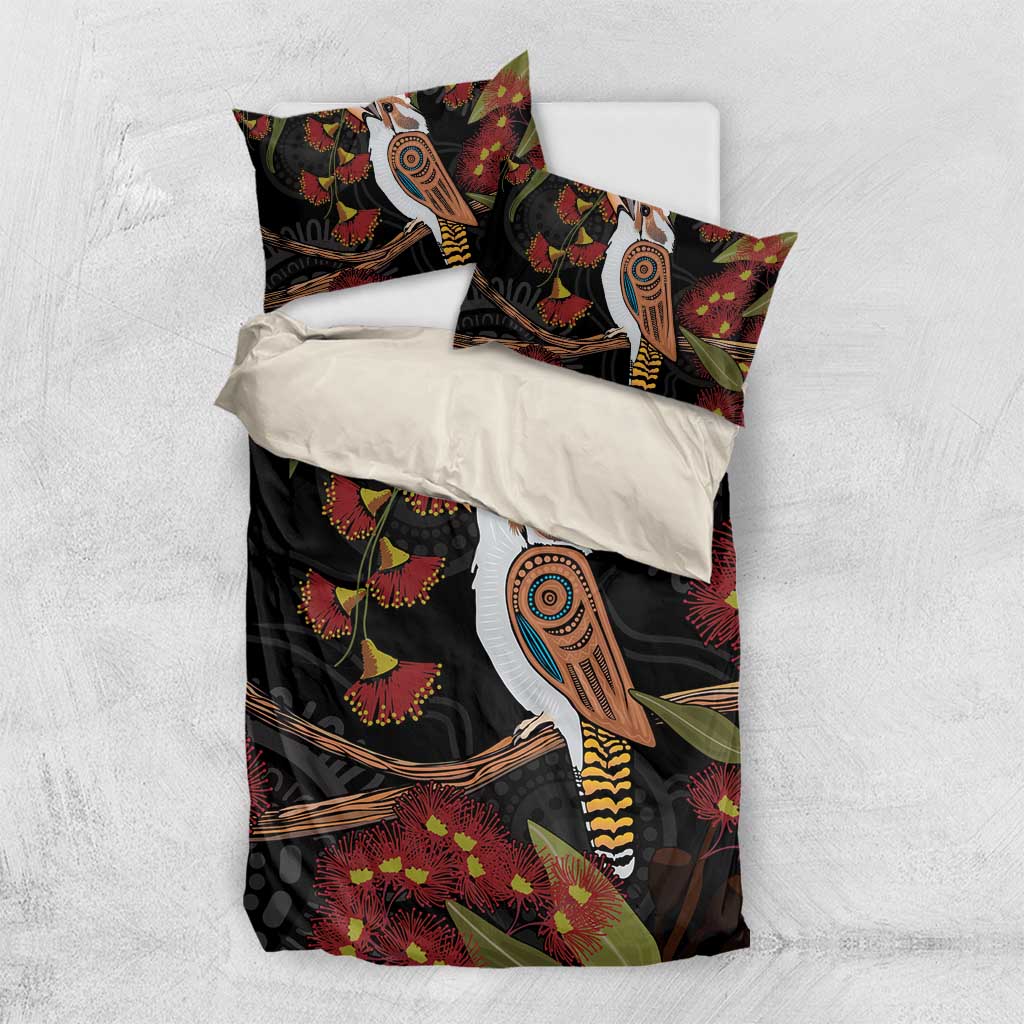 Australia Indigenous Christmas Bedding Set Kookaburra Aboriginal