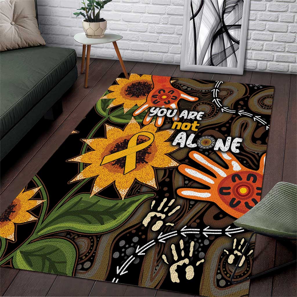 Australia Indigenous Area Rug You Are Not Alone