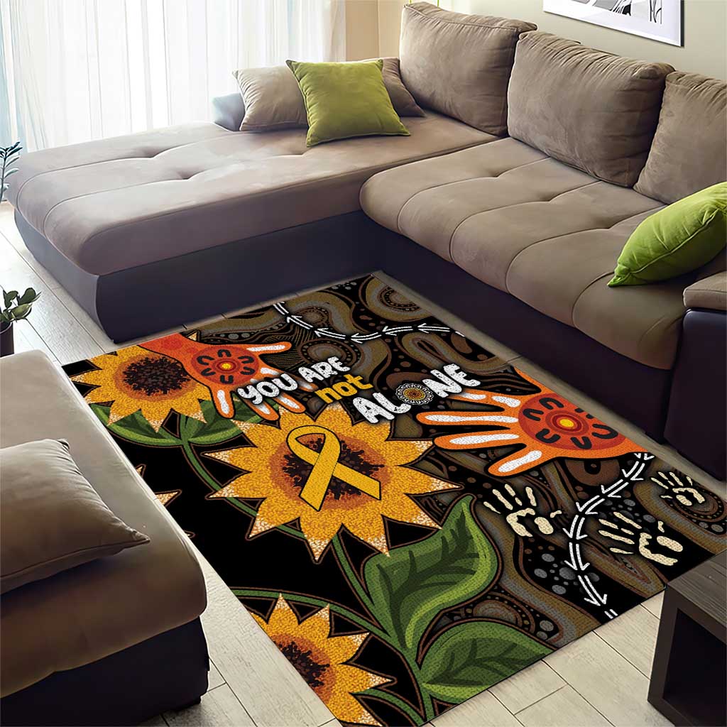 Australia Indigenous Area Rug You Are Not Alone