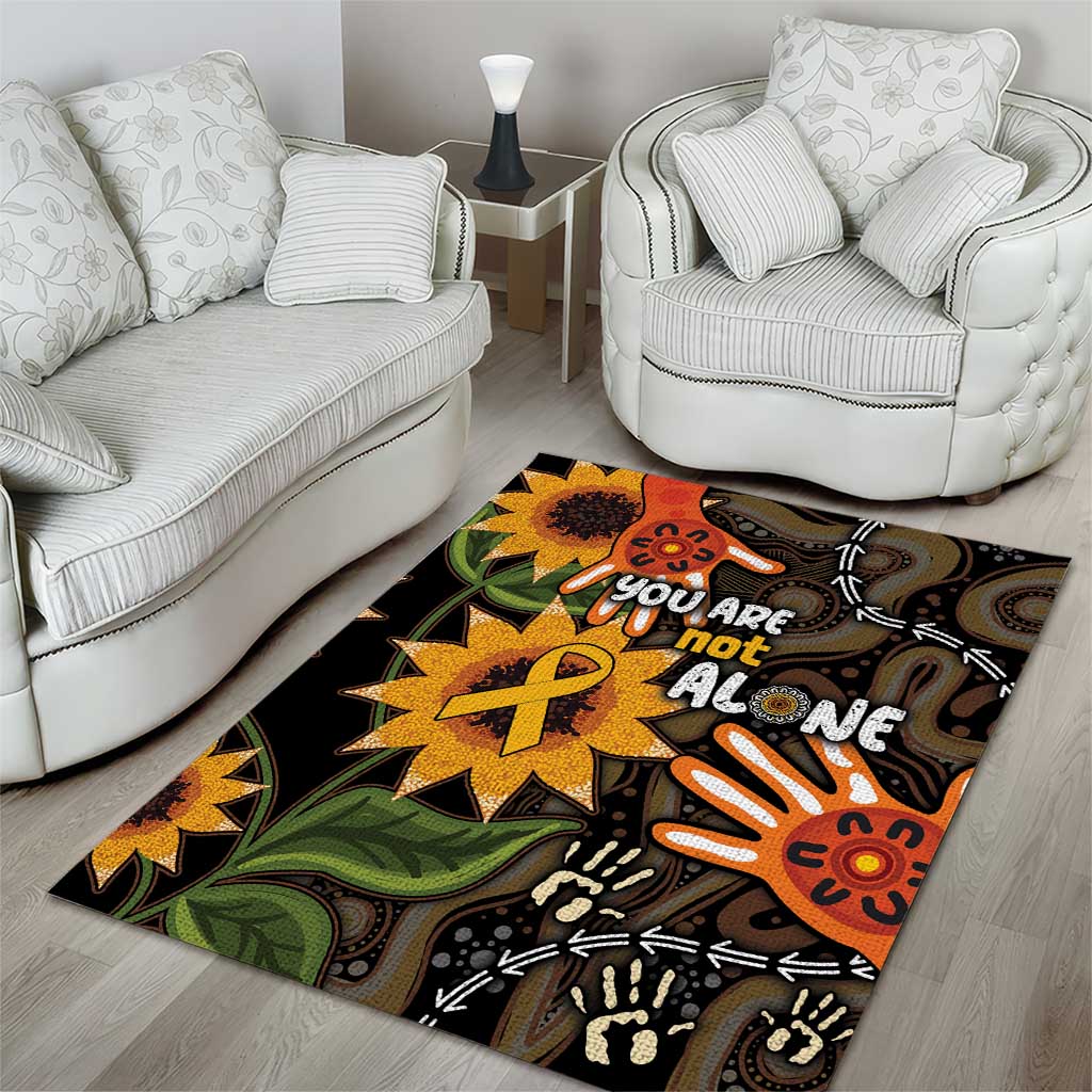 Australia Indigenous Area Rug You Are Not Alone