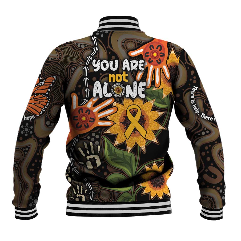 Australia Indigenous Baseball Jacket You Are Not Alone