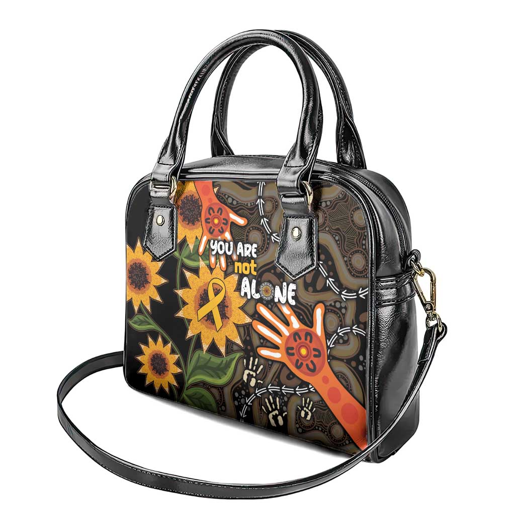 Australia Indigenous Shoulder Handbag You Are Not Alone