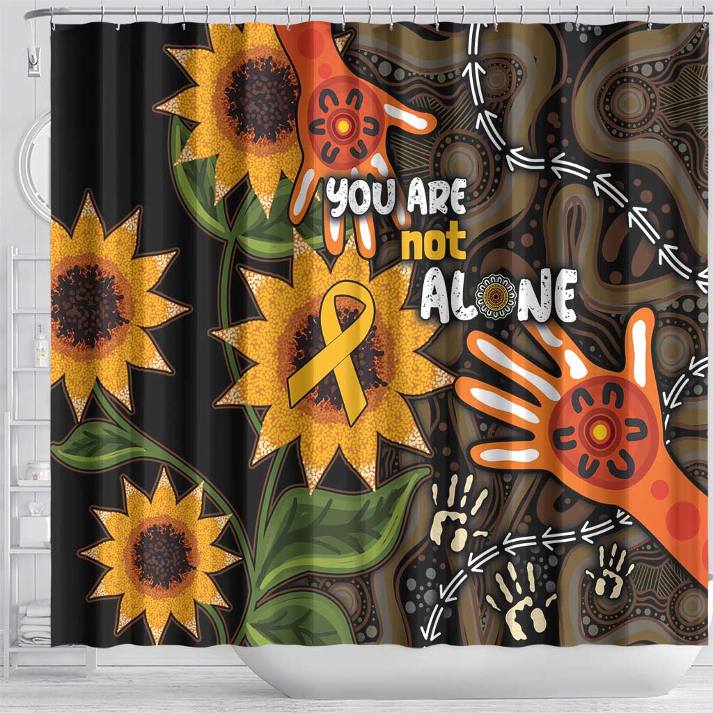 Australia Indigenous Shower Curtain You Are Not Alone
