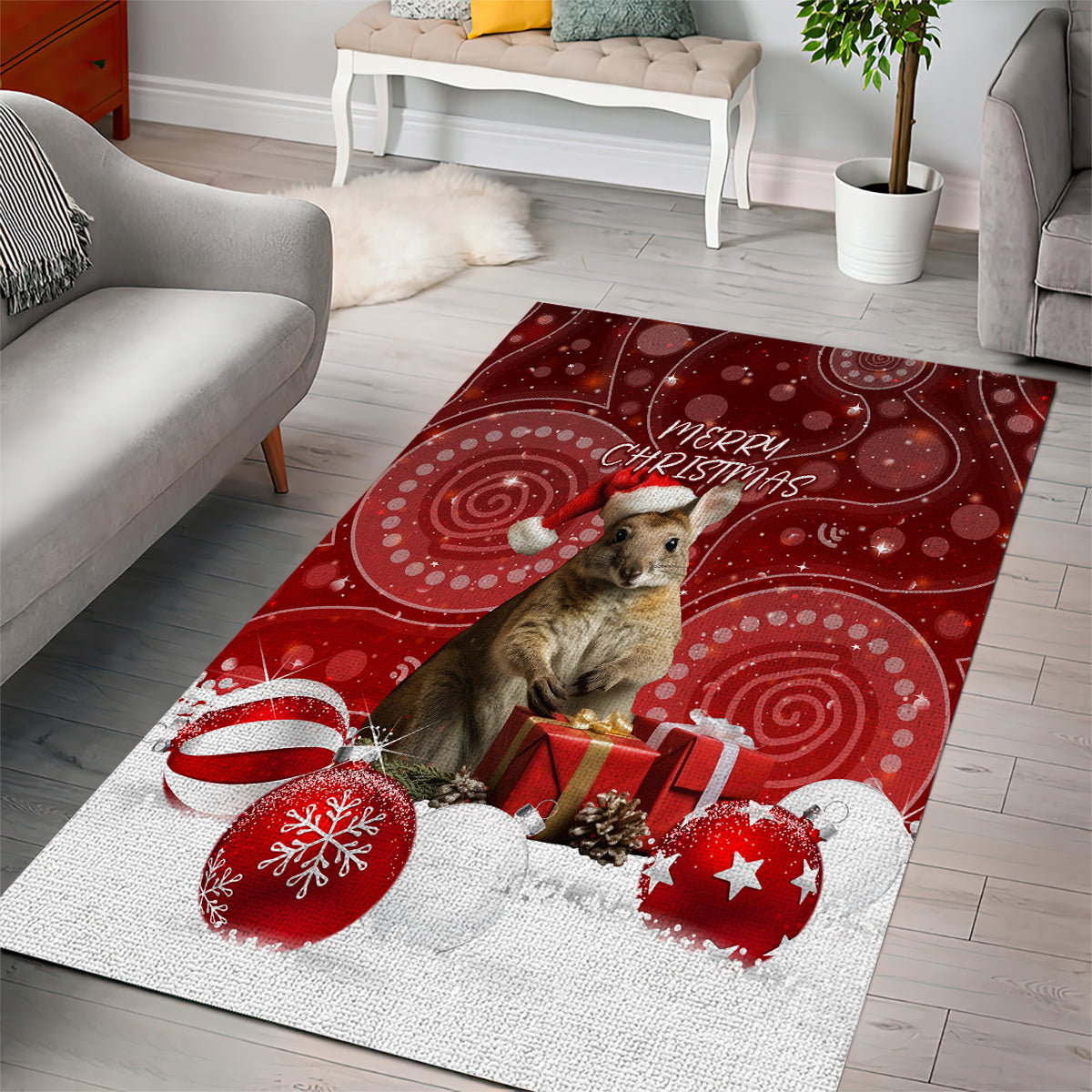 australia-christmas-wallaby-area-rug-aboriginal-art