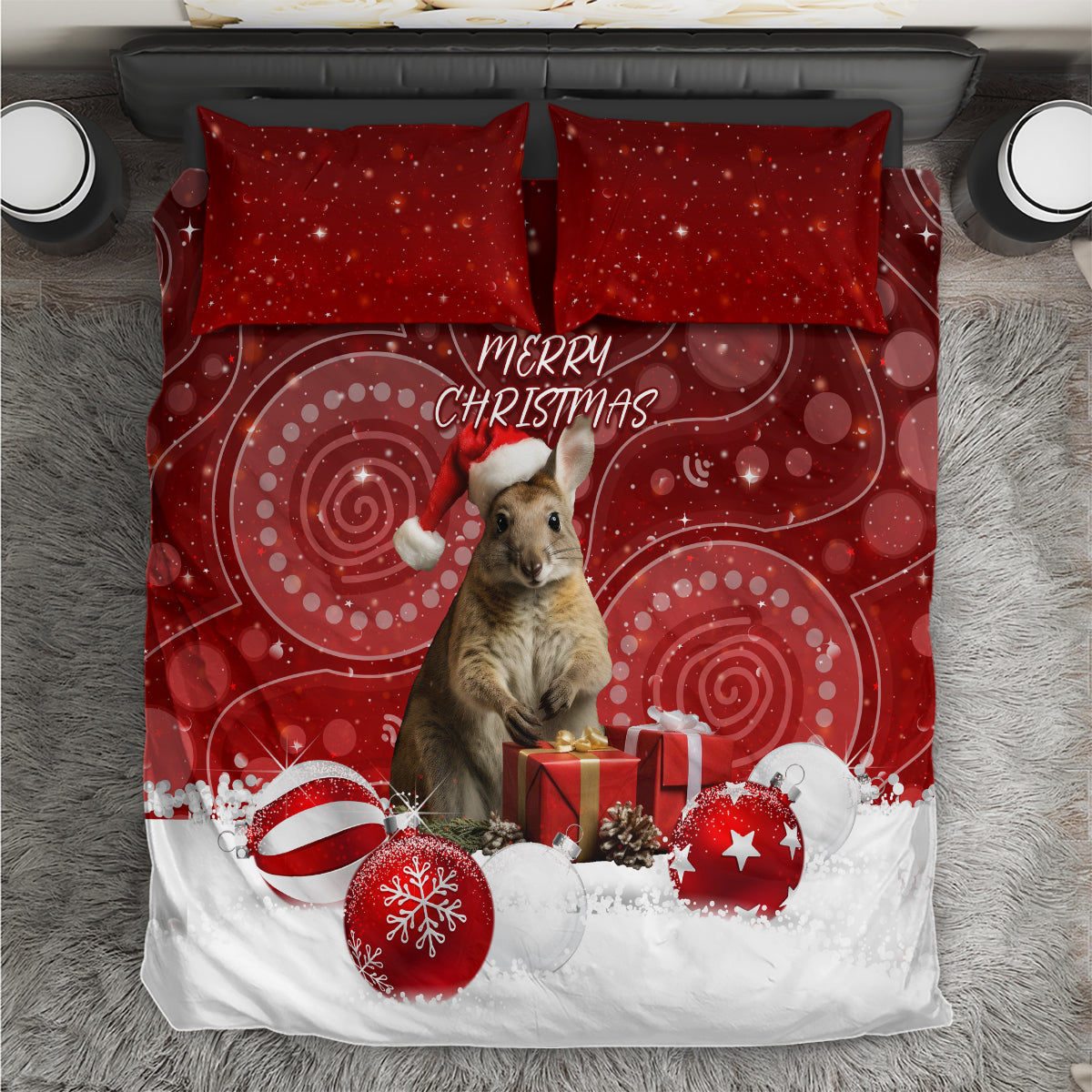 australia-christmas-wallaby-bedding-set-aboriginal-art