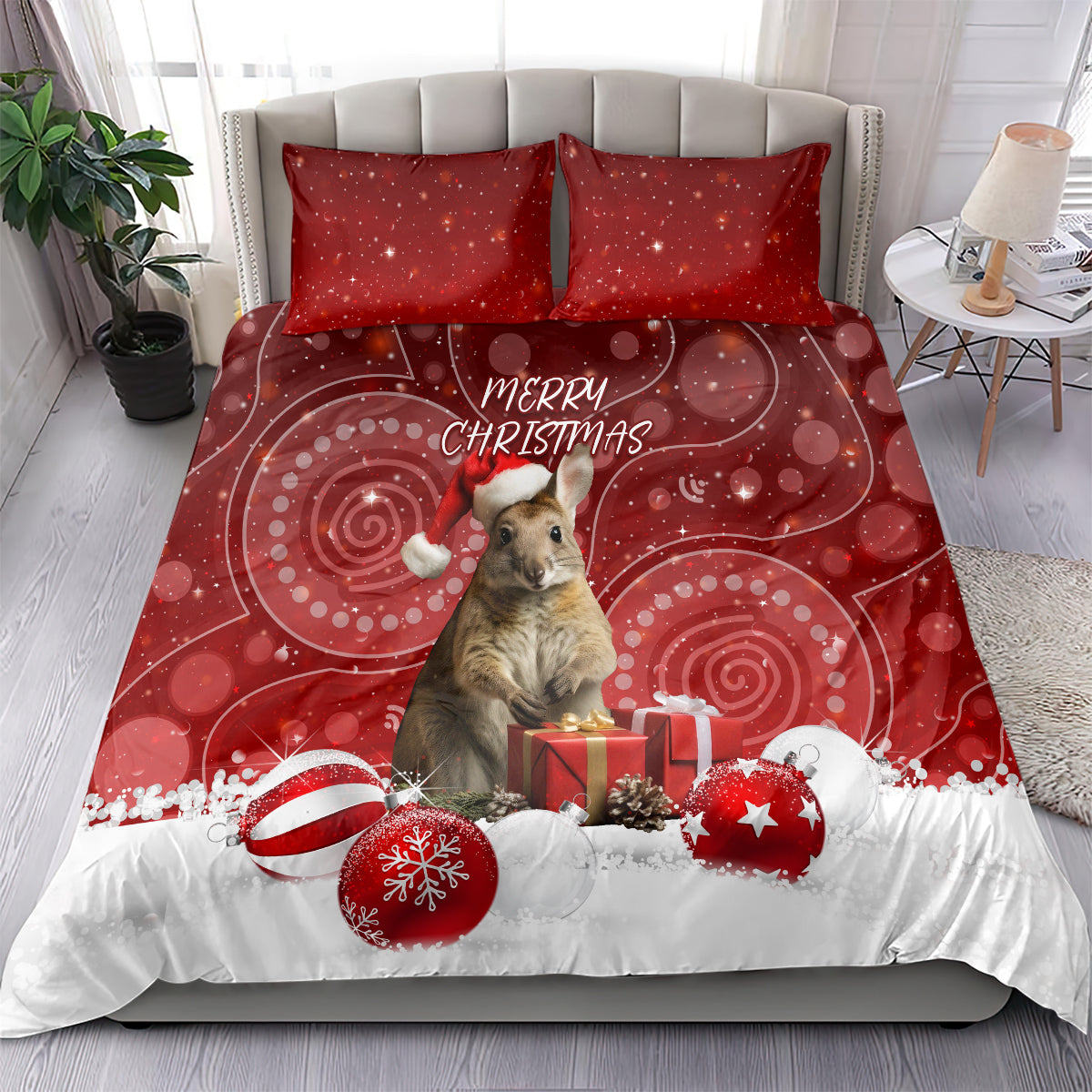 australia-christmas-wallaby-bedding-set-aboriginal-art