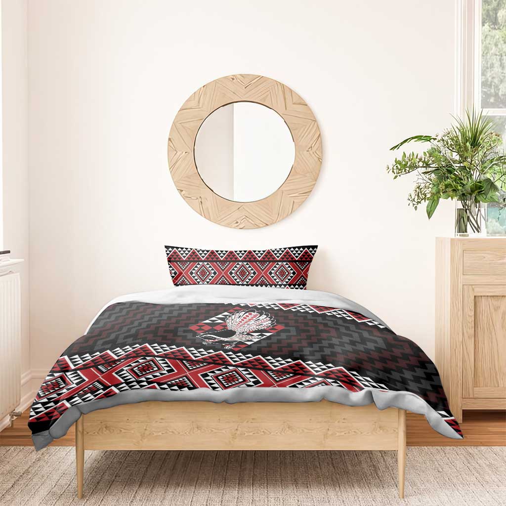 Taniko Aotearoa Bedding Set Poutama Mix Piwakawaka