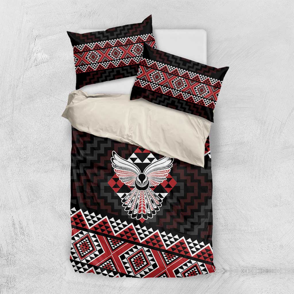 Taniko Aotearoa Bedding Set Poutama Mix Piwakawaka - Ver02