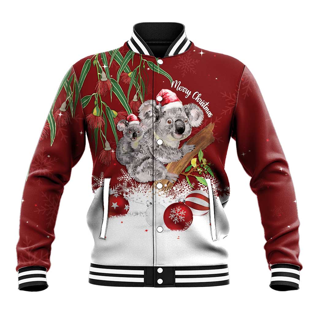 Personalised Aussie Christmas Baseball Jacket Mom & Baby Koala