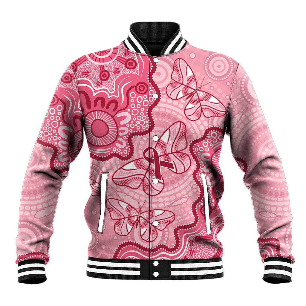 Australia Indigenous Mother's Day Baseball Jacket Breast Cancer Survivor