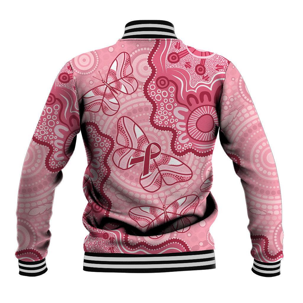 Australia Indigenous Mother's Day Baseball Jacket Breast Cancer Survivor