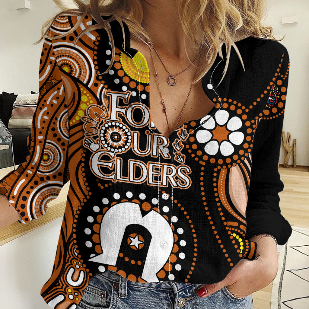 Personalised NAIDOC 2023 Women Casual Shirt Nothern Territory For Our Elders LT7