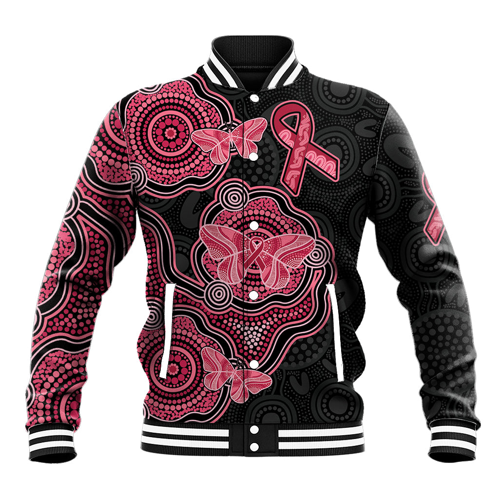 Australia Indigenous Mother's Day Baseball Jacket Aboriginal Breast Cancer Ribbon