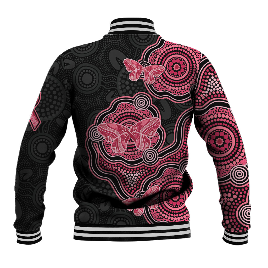 Australia Indigenous Mother's Day Baseball Jacket Aboriginal Breast Cancer Ribbon