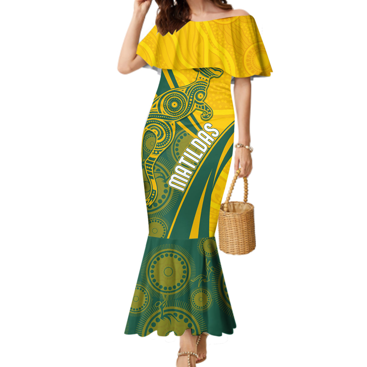 personalised-australia-soccer-matildas-indigenous-mermaid-dress-world-cup-2023