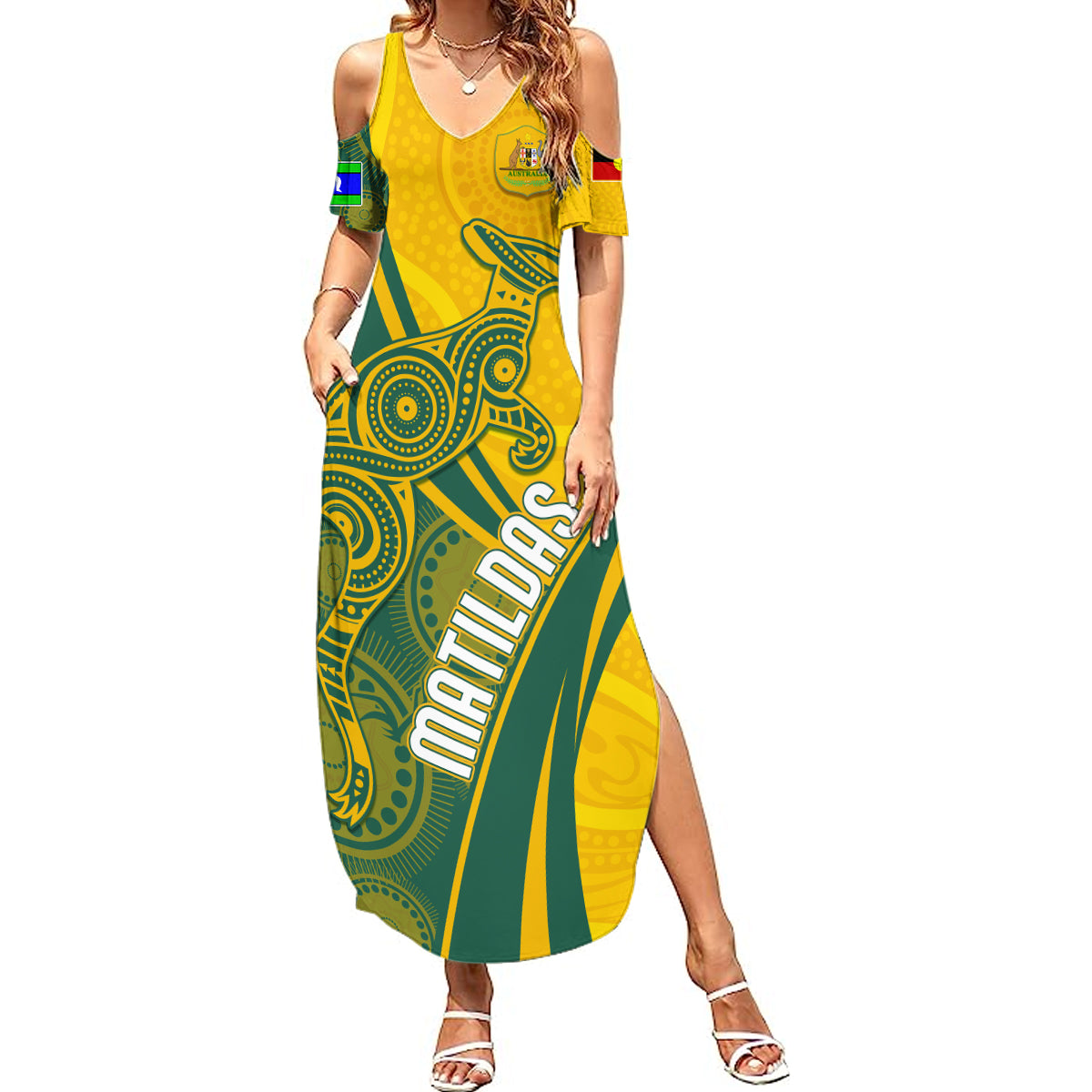 personalised-australia-soccer-matildas-indigenous-summer-maxi-dress-world-cup-2023