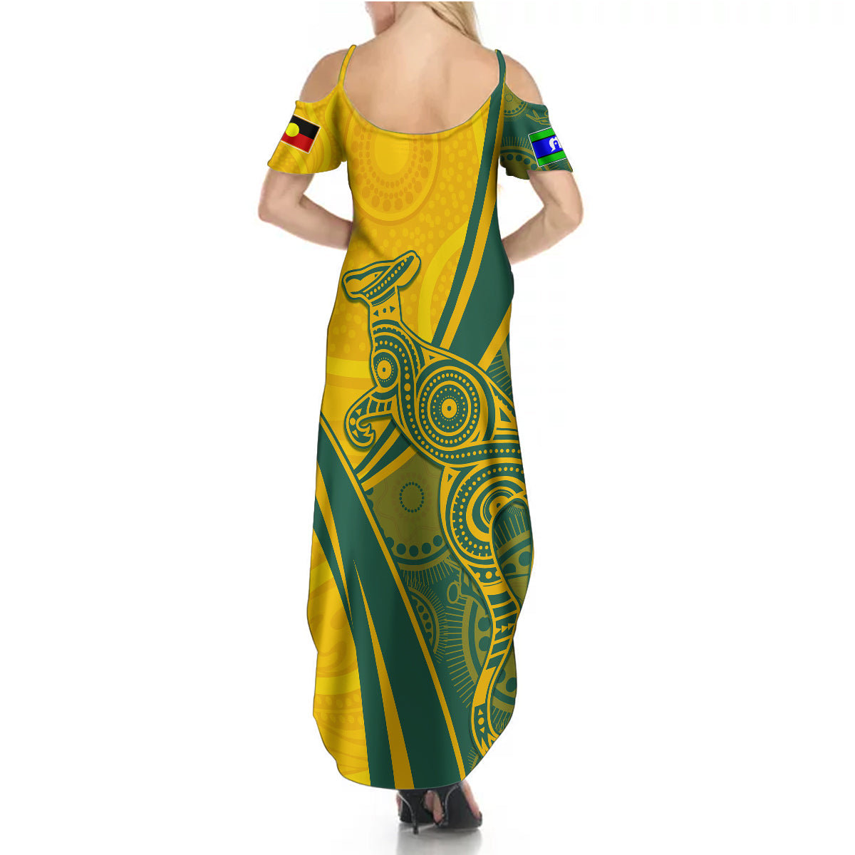 personalised-australia-soccer-matildas-indigenous-summer-maxi-dress-world-cup-2023